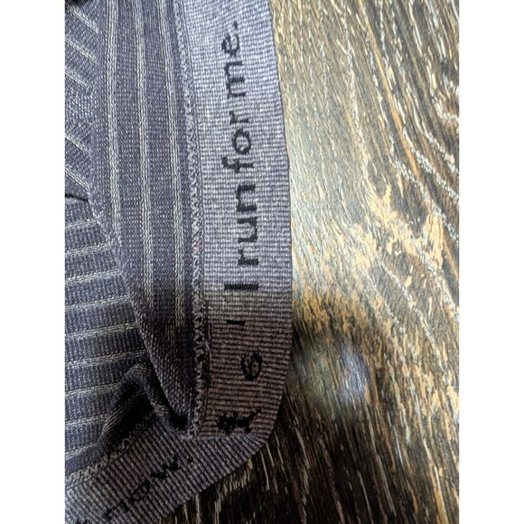 Lululemon Run Swiftly Tech Tank Rugby Stripe Black Grape Size 6 - Picture 5 of 8